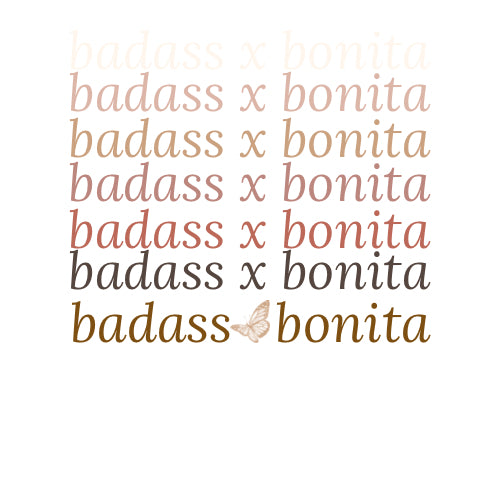 Badass x Bonita, sticker