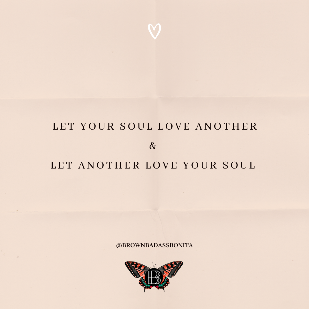Let your soul love another, Standard Postcard
