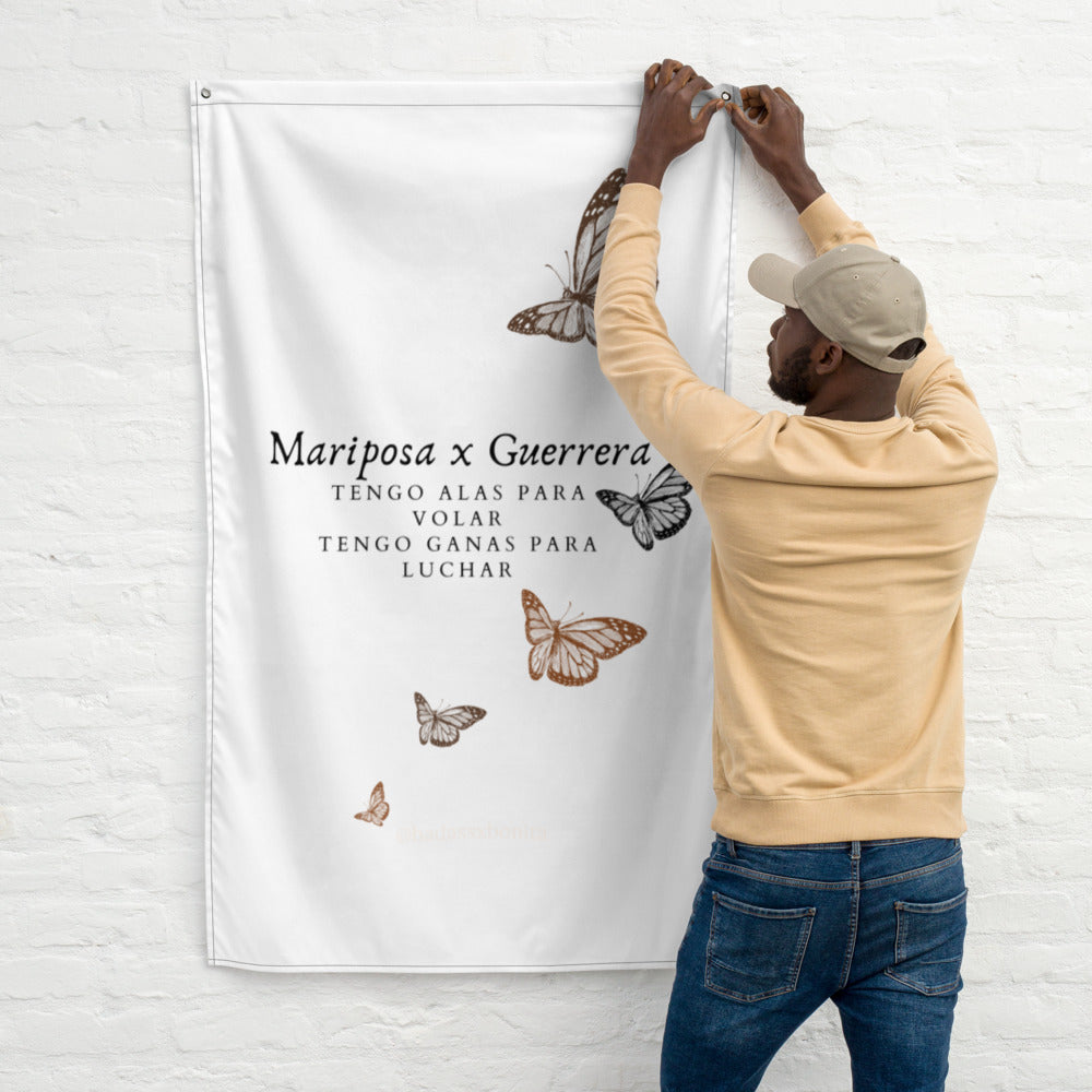 Mariposa x Guerrera Flag