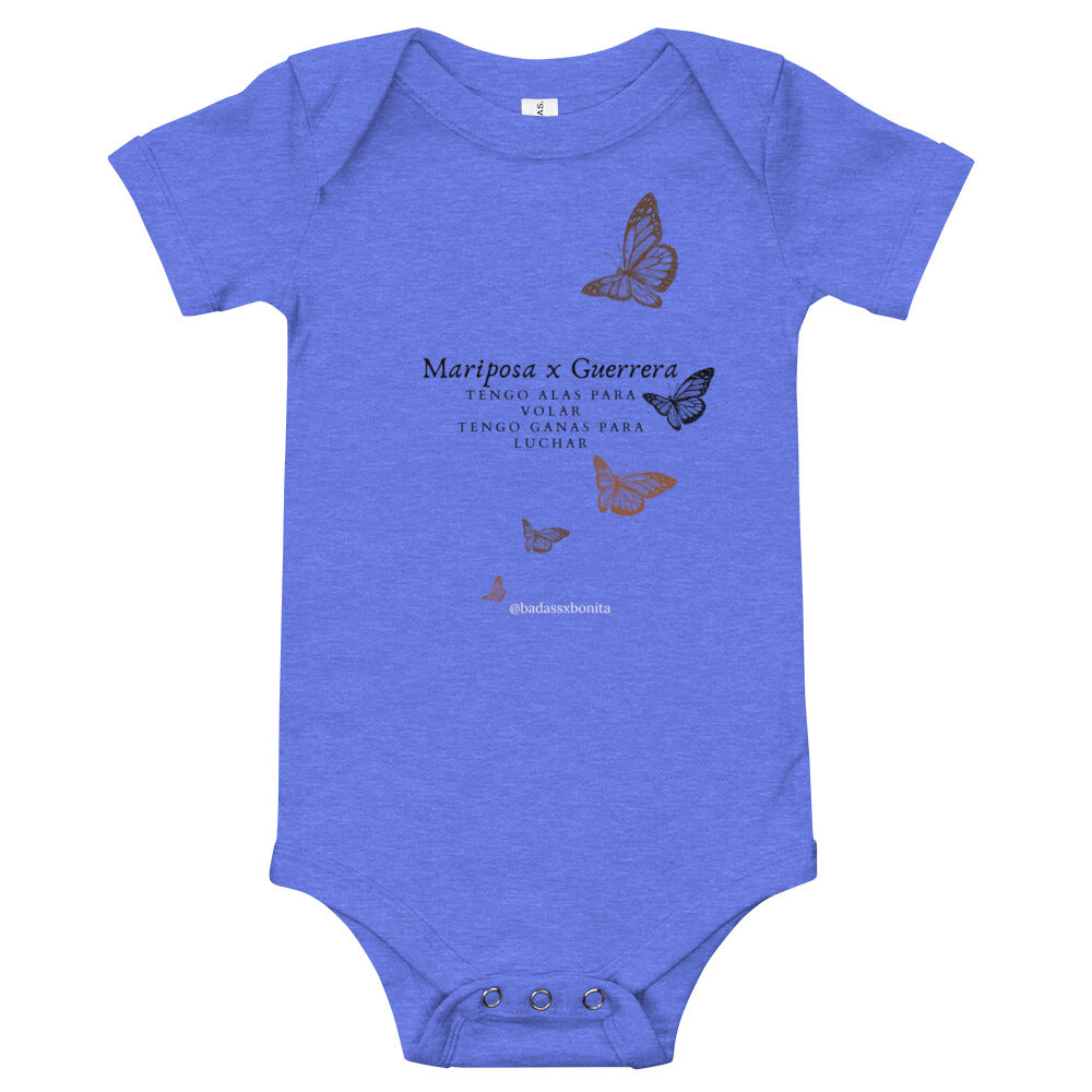 Mariposa x Guerrera onesie