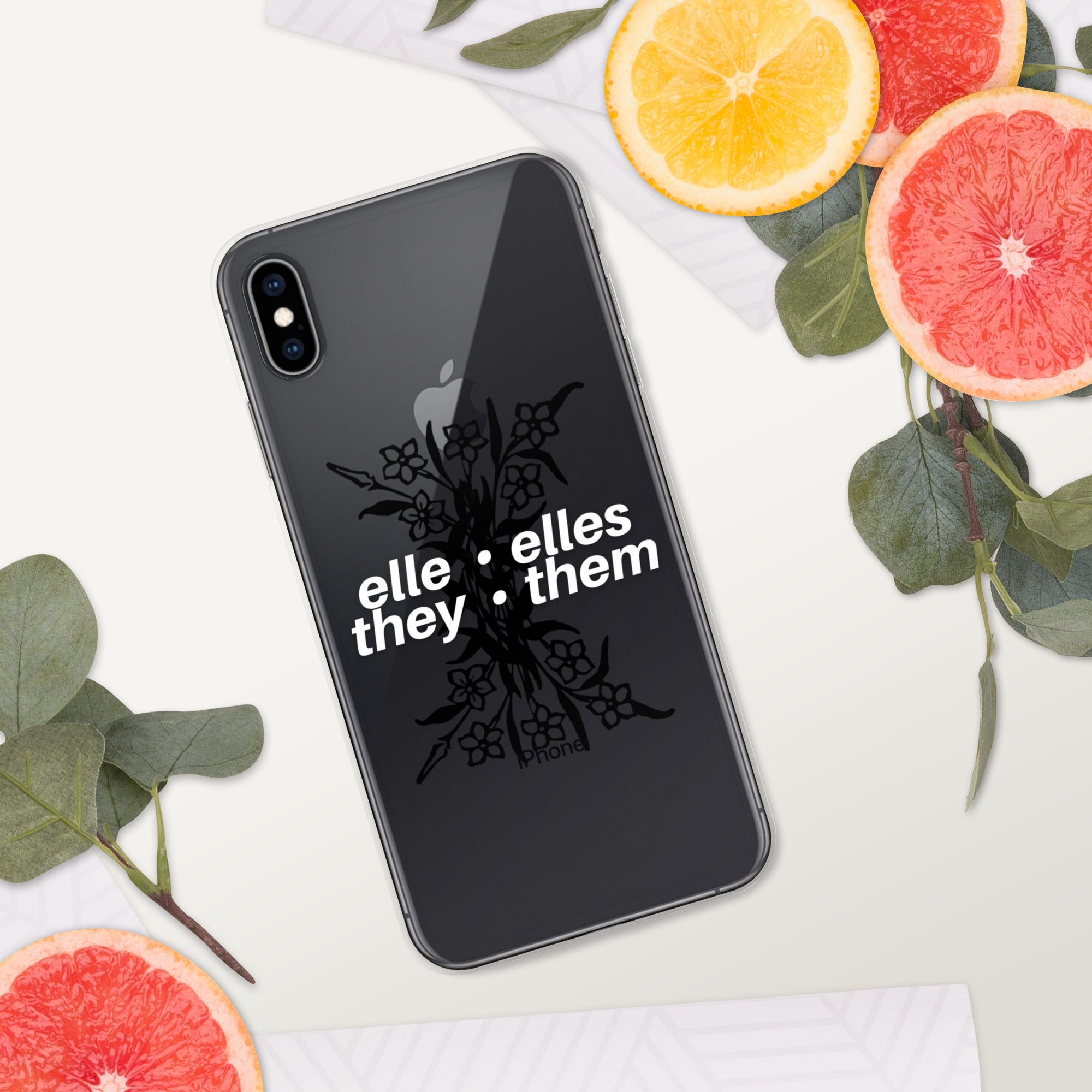 Elle, Elles / They, Them Clear Case for iPhone®