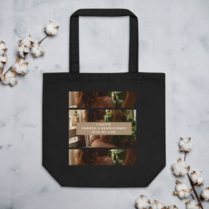 I invite perreo & bendiciones into my life. Eco Tote Bag