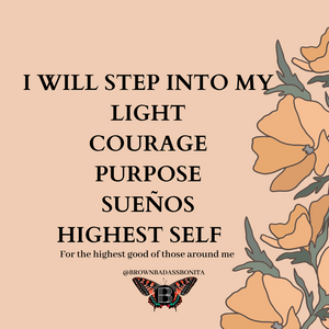 Step into my light print