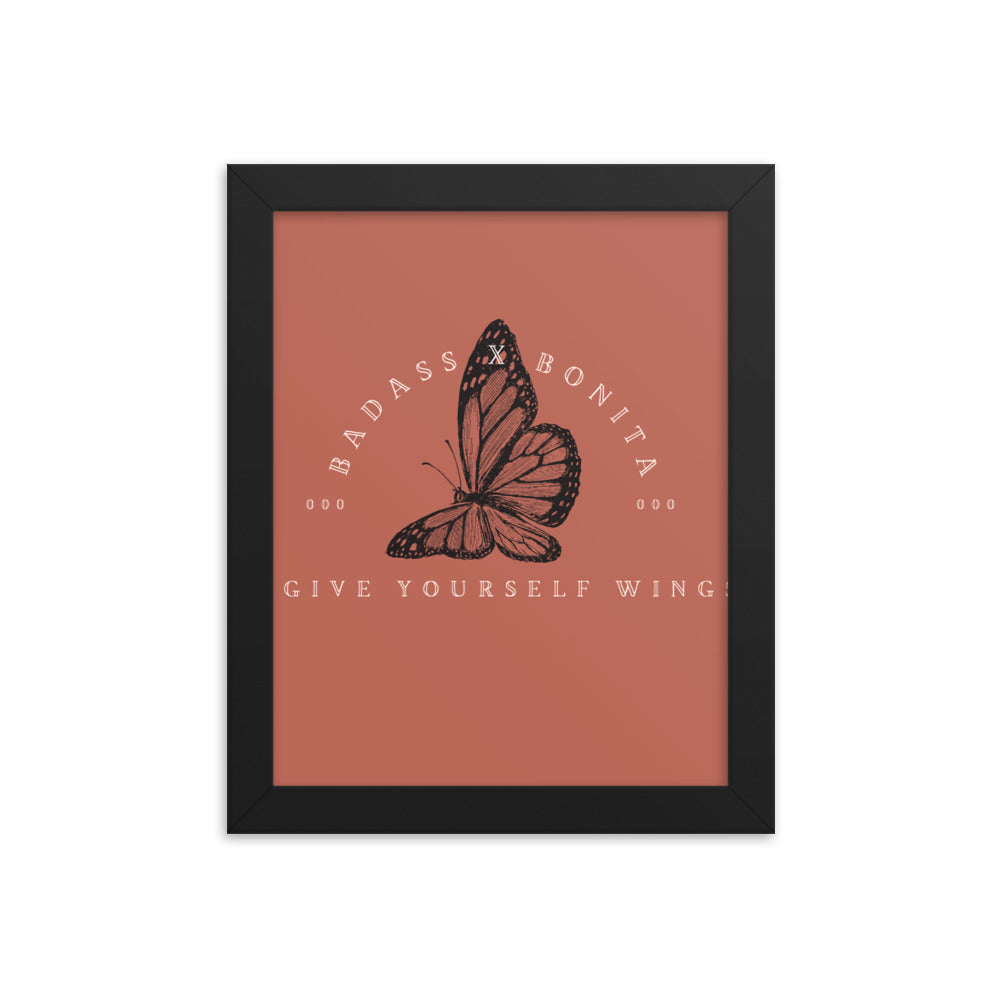 BxB - Give Yourself Wings - Framed poster