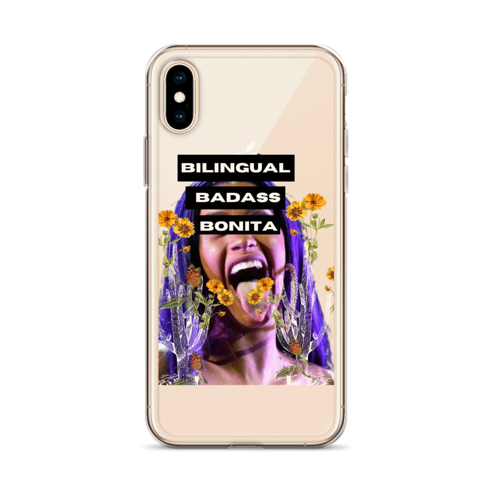 Bilingual Badass Bonita iPhone Case