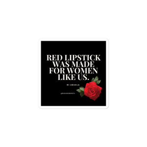 Red lipstick stickers