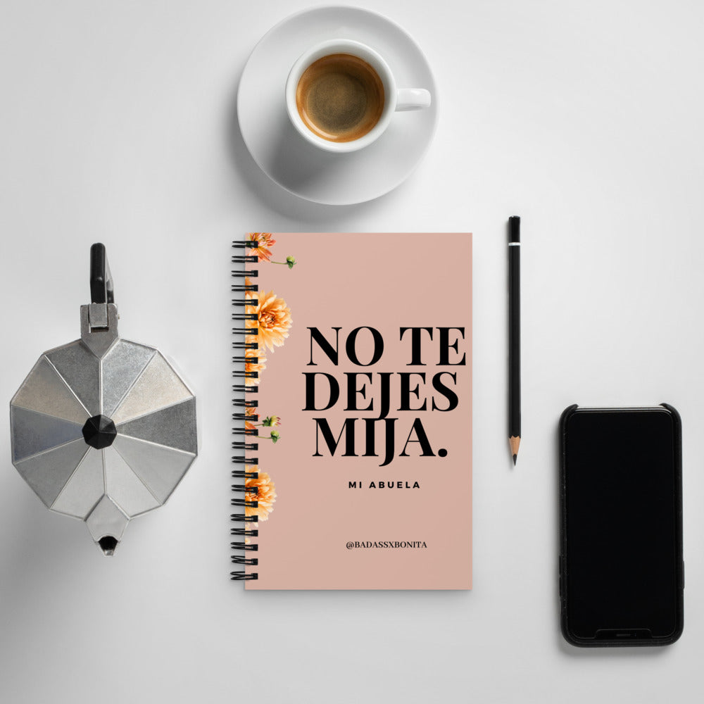 No Te Dejes notebook