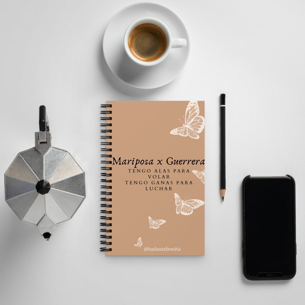 Mariposa x Guerrera notebook