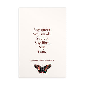 Soy Queer Postcard