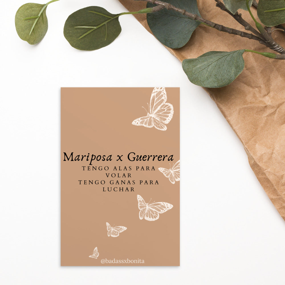 Mariposa x Guerrera Print