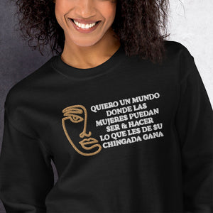 Quiero un Mundo Sweatshirt